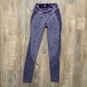 Gymshark - Flex High Waisted Leggings Pants Gym Yoga Purple Lilac - Size S